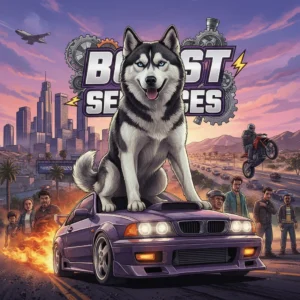 Grand Theft Auto 5 Eflingarþjónusta Huskyboost
