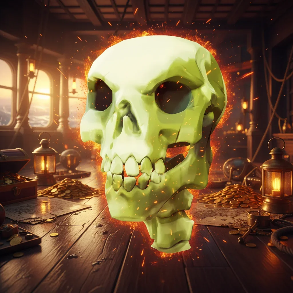 Sea of Thieves Verdant Skeleton Curse Boost Service - Huskyboost