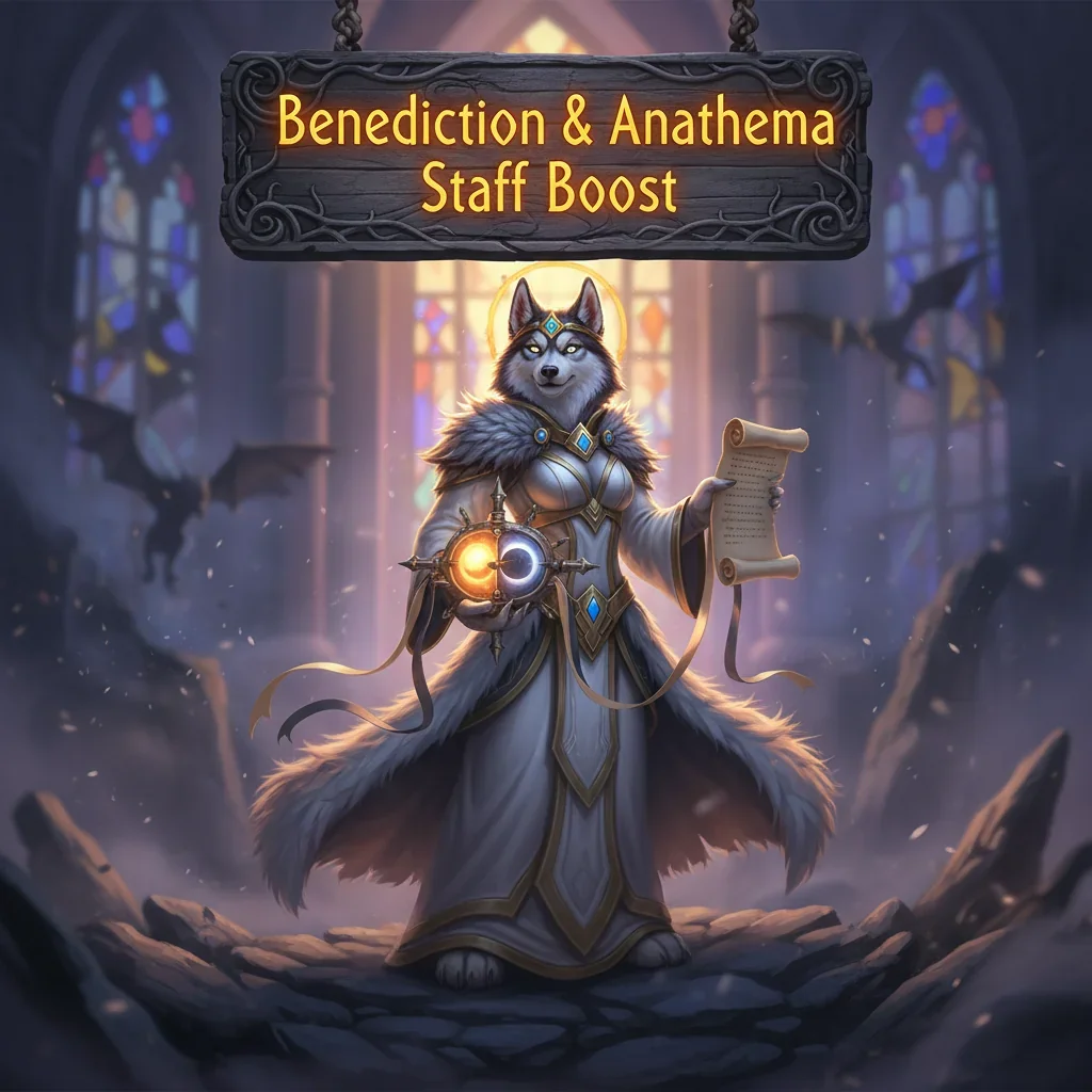 Benediction & Anathema Staff Boost in WoW TBC Fresh