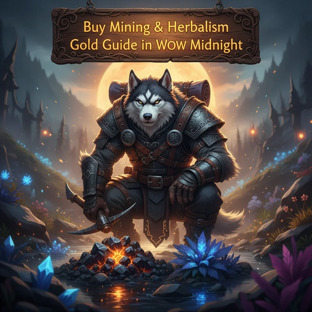 Buy Mining & Herbalism Gold Guide - WoW Midnight