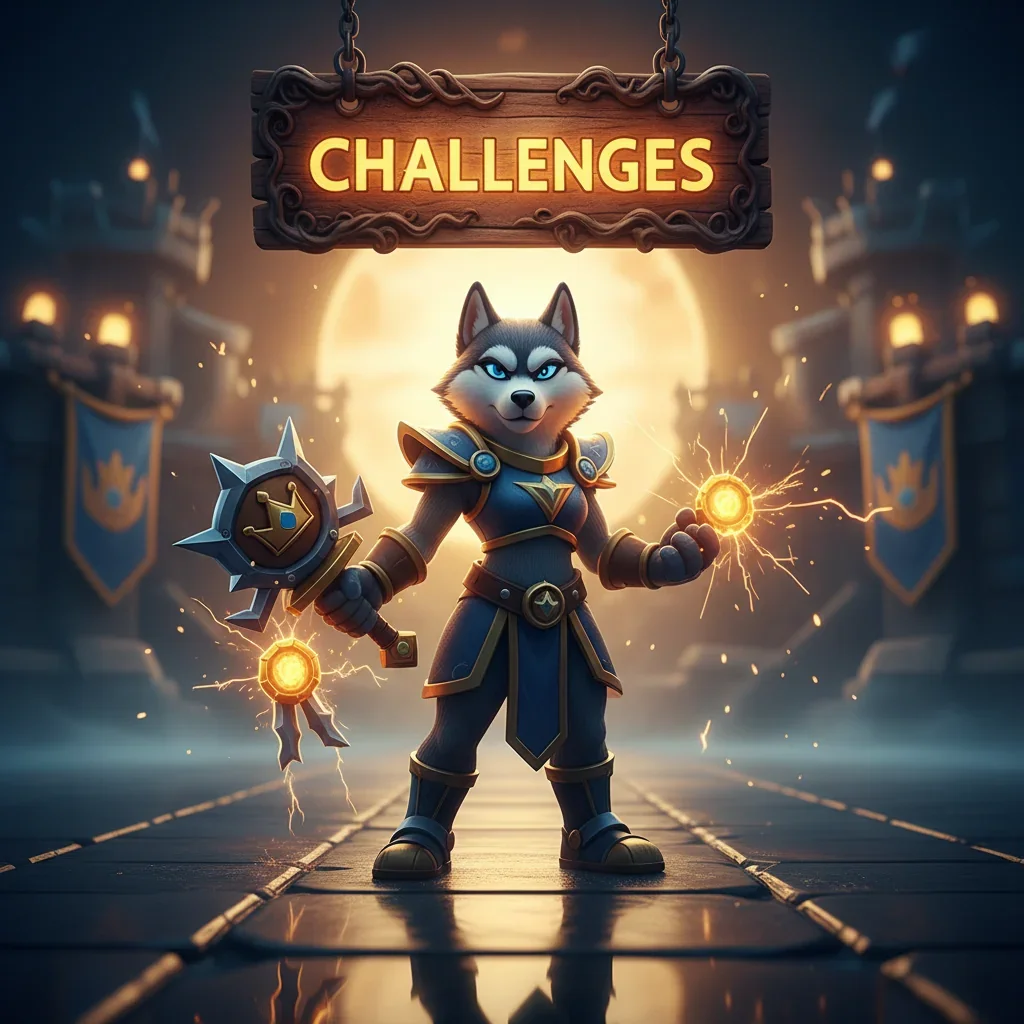 Clash Royale players facing challenges, with Huskyboost providing assistance.