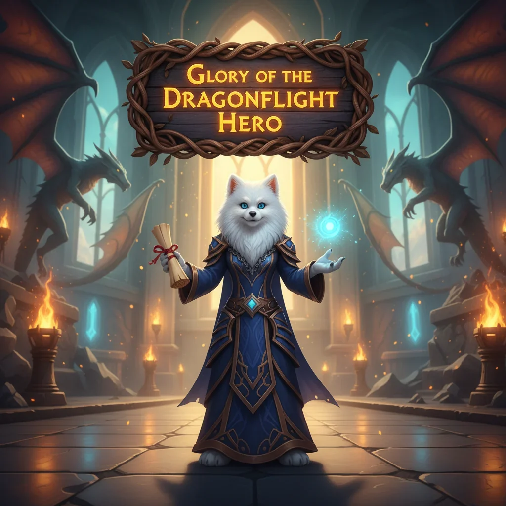 Glory of the Dragonflight Hero achievement title for sale on Huskyboost.com