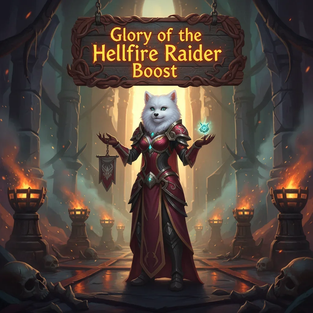 Huskyboost's Glory of the Hellfire Raider Boost service