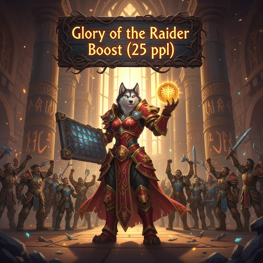 Glory of the Raider Boost 25-player achievement in World of Warcraft on Huskyboost.com