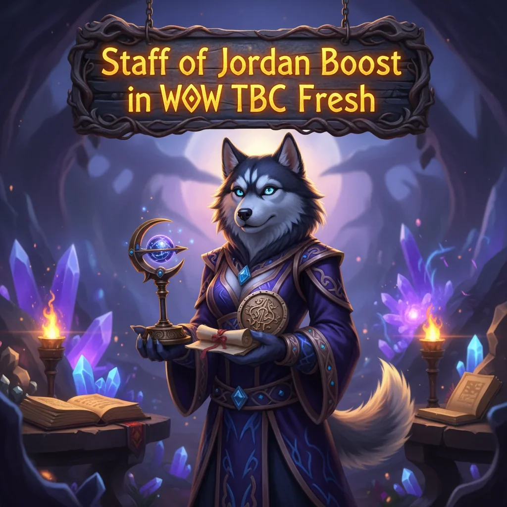 Jordan's Staff Boost in WoW TBC Fresh