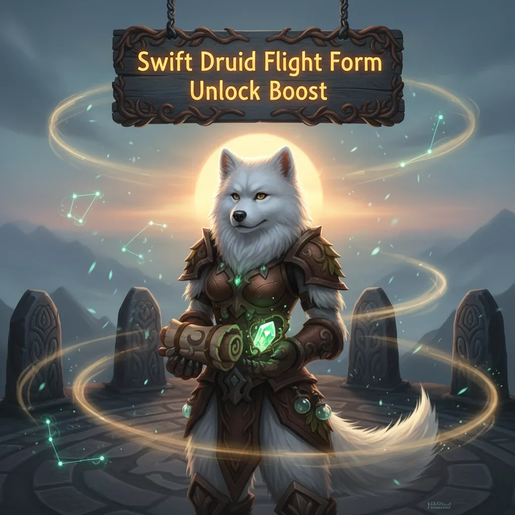 Swift Druid Flight Form Unlock Boost - WoW TBC Fresh