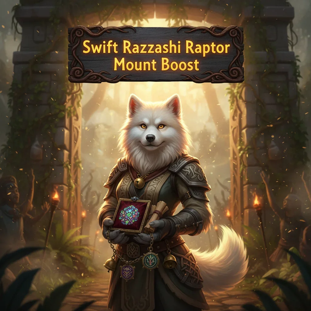 Swift Razzashi Raptor Mount Boost in WoW TBC Fresh
