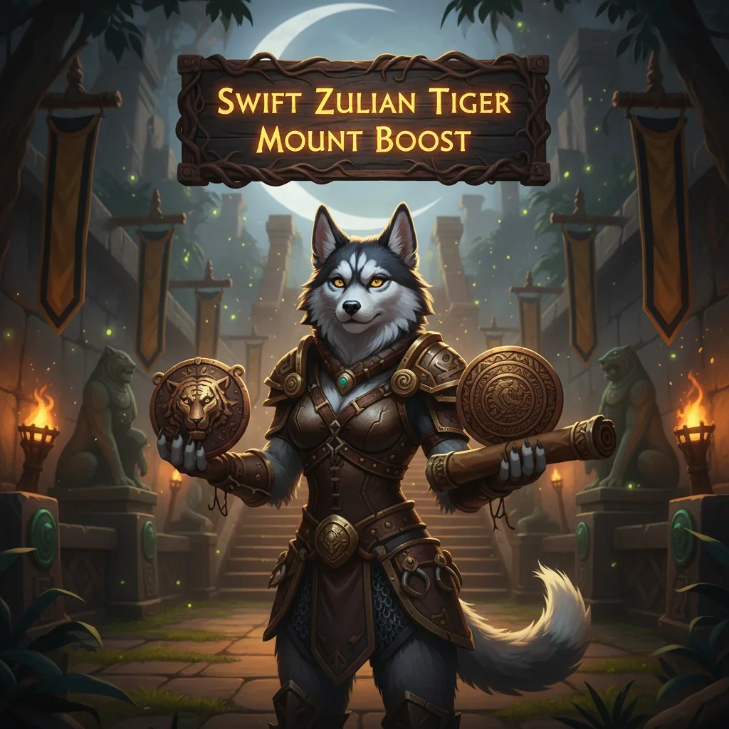 Swift Zulian Tiger Mount Boost in WoW TBC Fresh