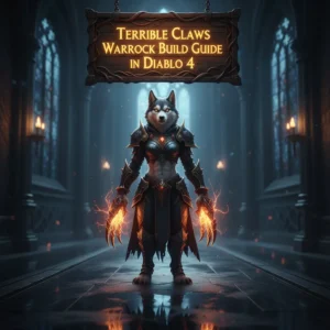 Diablo 4 Warlock with Terrible Claws build illustration