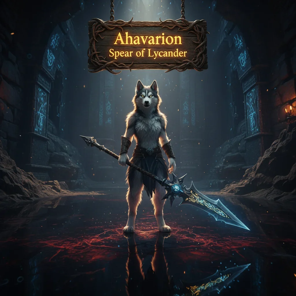Ahavarion Spear of Lycander - Mythic Unique Boost Diablo 4
