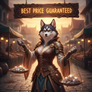 A high-level character in Black Desert Online, showcasing advanced gear and a vibrant game world.