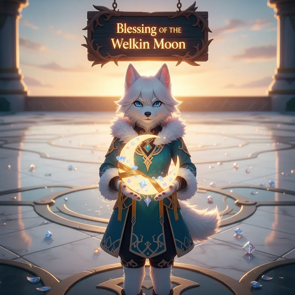 Huskyboost Genshin Impact Welkin Moon Blessing service