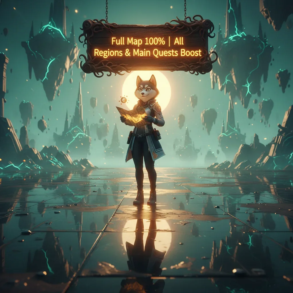Wuthering Waves 100% Full Map Completion & Main Quests Boost Service by Huskyboost.com