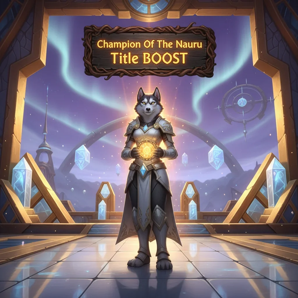 Huskyboost.com - Champion of the Naaru Title Boost TBC Fresh Servers