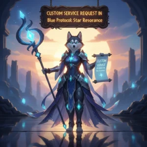 Screenshot of Custom Service Request feature in Blue Protocol: Star Resonance