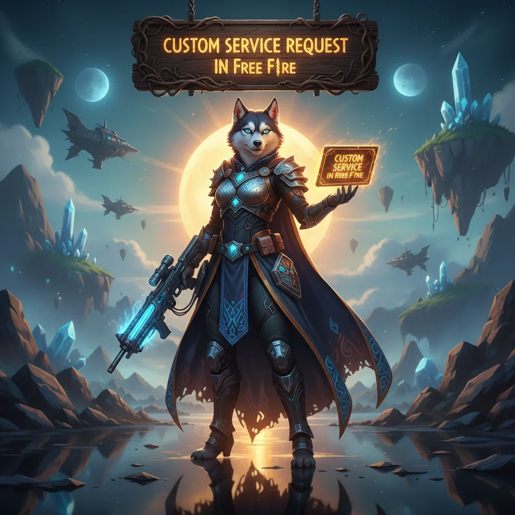 Custom service request in Free Fire - Player receiving tailored assistance for their game needs.