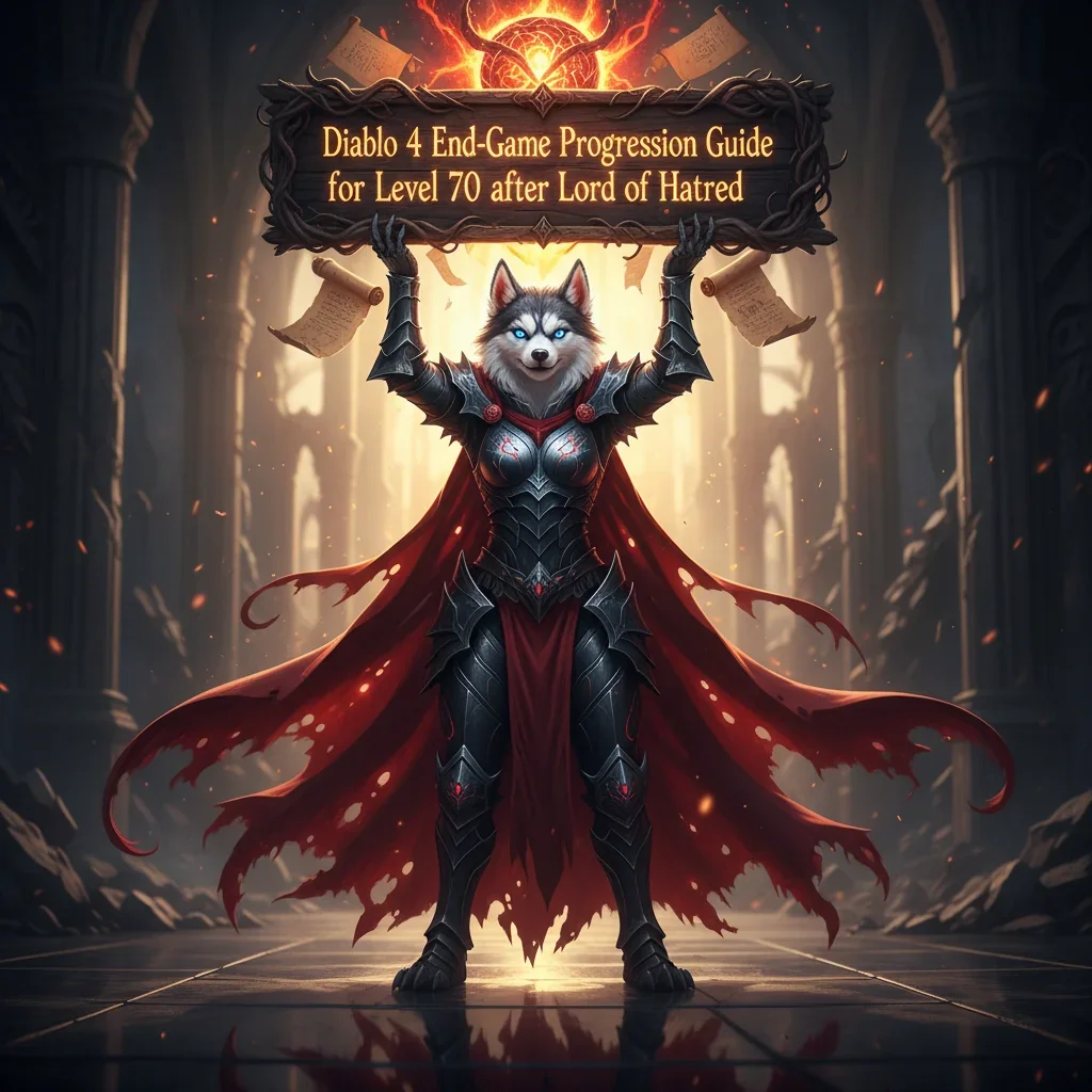 Diablo 4 End-Game Progression Guide for Level 70 after Lord of Hatred
