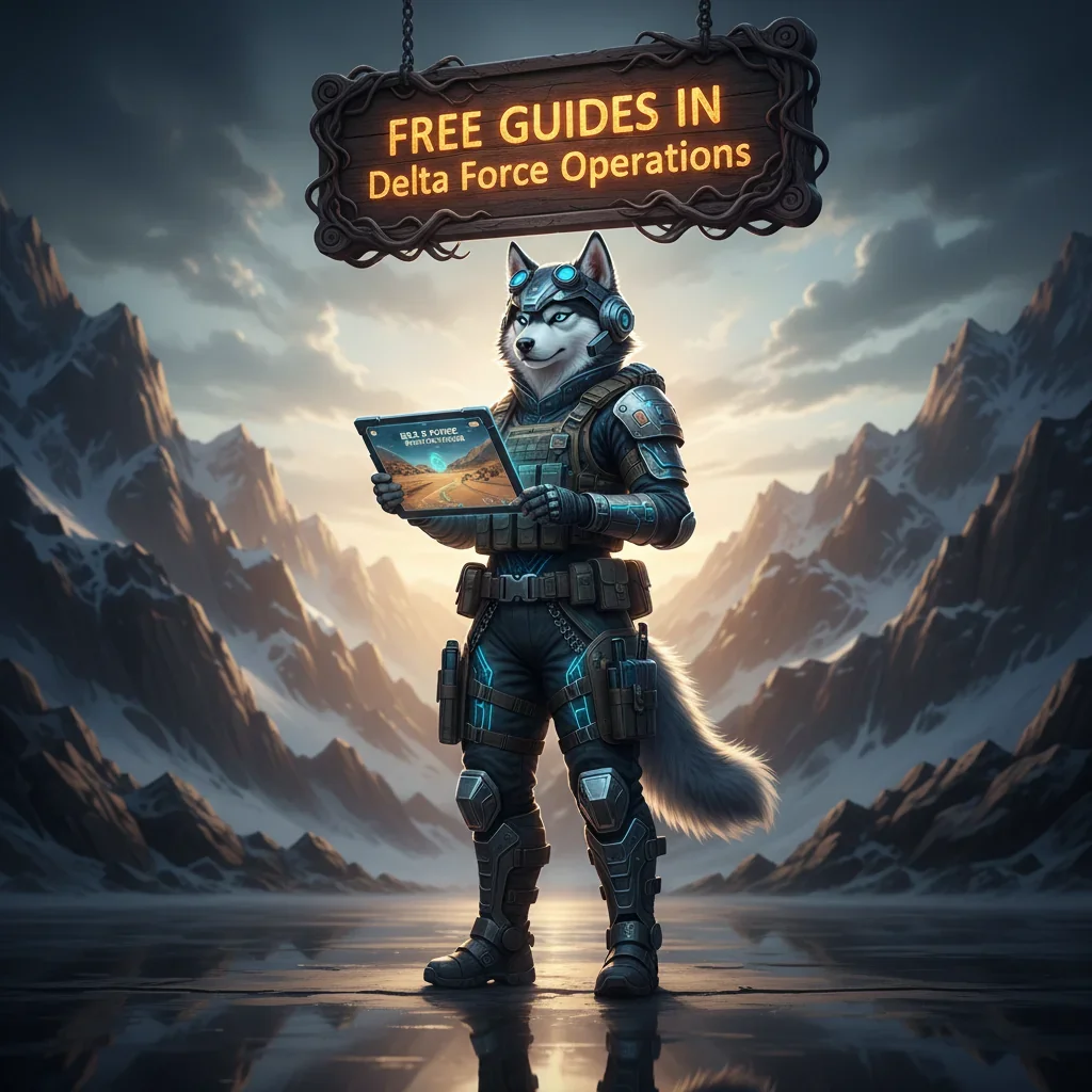 Delta Force operators in action, providing free guides and boosting services on Huskyboost.com