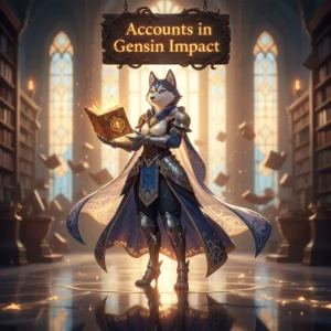 Genshin Impact accounts for sale on Huskyboost.com, featuring various characters and progression levels.