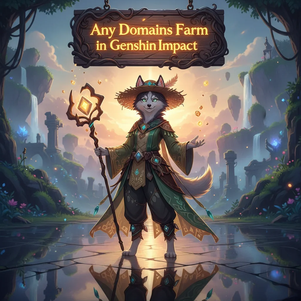 Genshin Impact Any Domains Farm Boost - Huskyboost.com