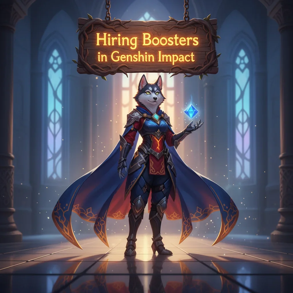 Genshin Impact Booster Job Application - Apply to become a booster for Genshin Impact on Huskyboost.com