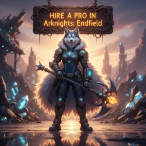 Artwork featuring characters from Arknights: Endfield, possibly a fan-made recruitment poster.