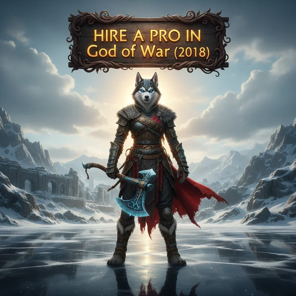 Kratos in God of War (2018) engaging in combat, symbolizing professional gaming assistance available on Huskyboost.com