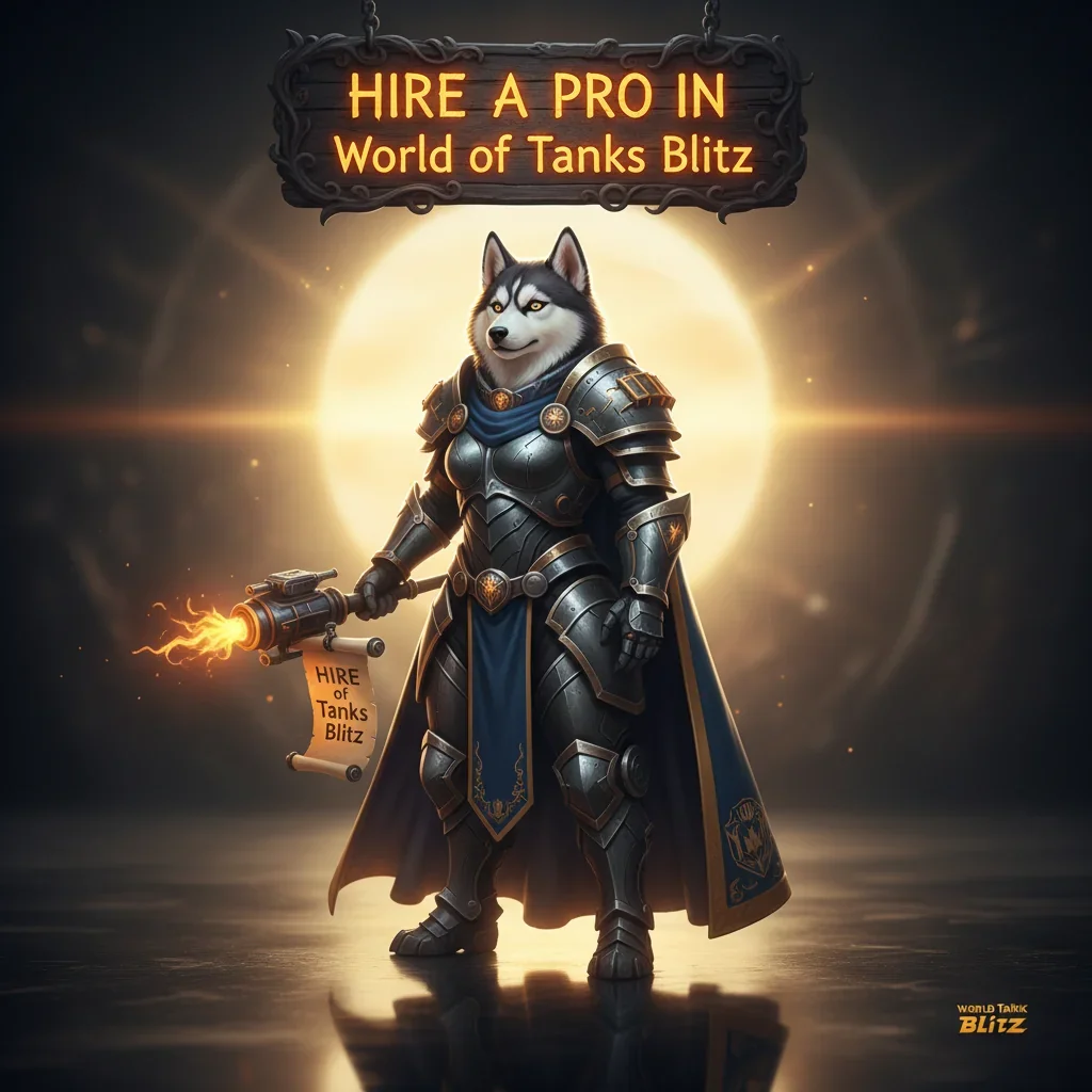 World of Tanks Blitz professional player on Huskyboost.com
