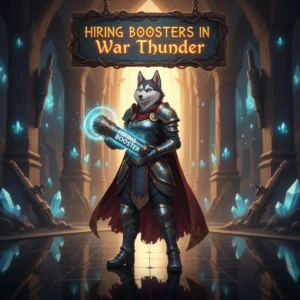 War Thunder players benefiting from Huskyboost's boosting services, featuring various in-game vehicles and a sense of progression.
