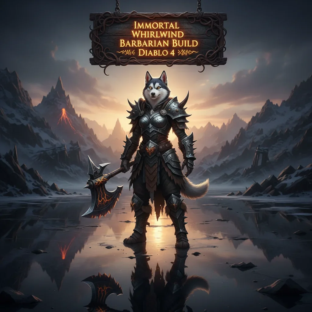 Immortal Whirlwind Barbarian Diablo 4 Build
