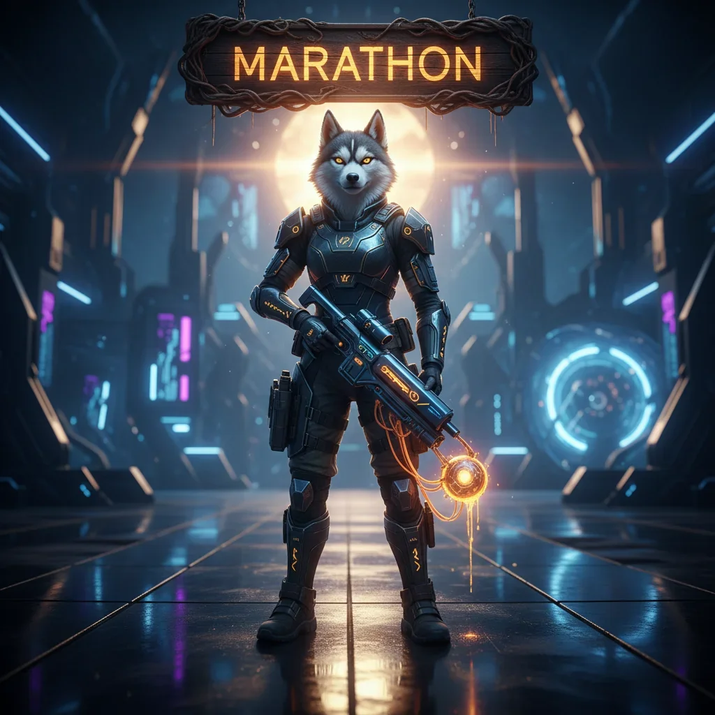 In-game character celebrating completion of a long, challenging task, representing Huskyboost's Marathon Boosting Services.