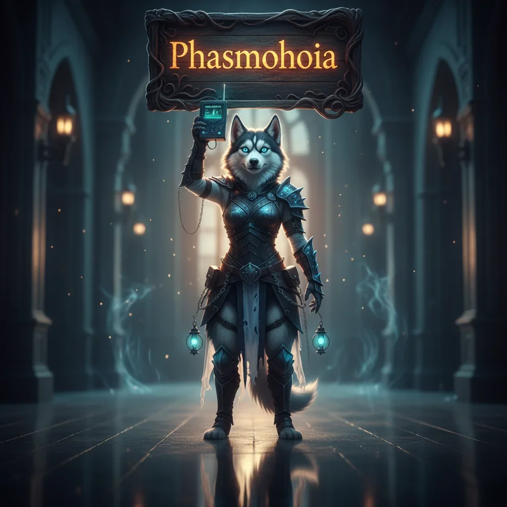 Phasmophobia Boosting Services - Huskyboost.com, professional player helping a customer in a spooky ghost-hunting game