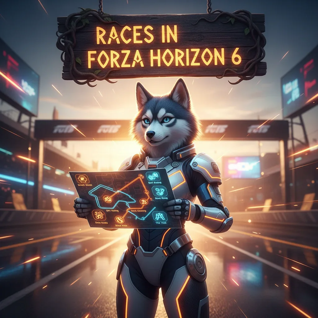 Forza Horizon 6 race car speeding on a dynamic track, representing a boost service.