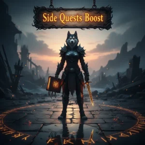 Diablo 4 players completing side quests with Huskyboost.
