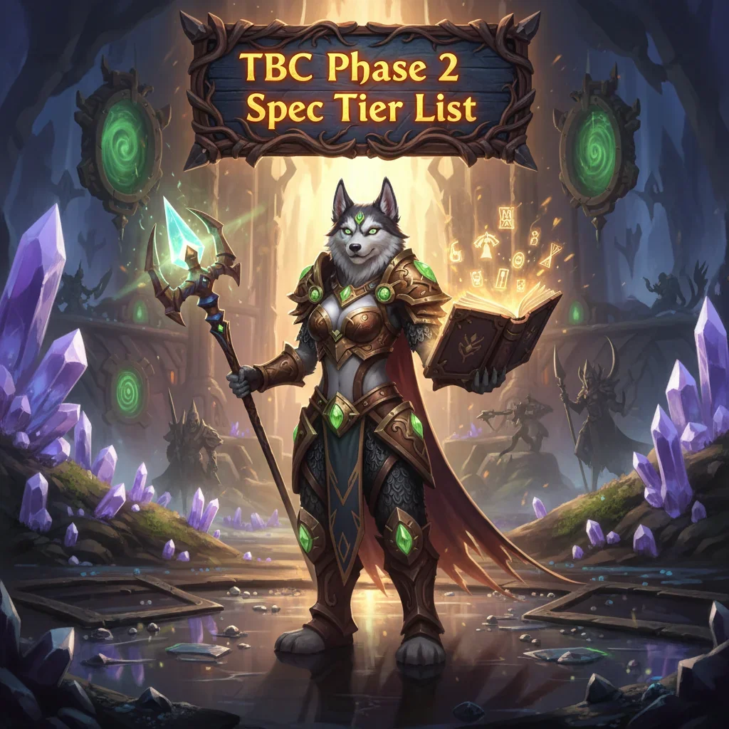 WoW Classic Anniversary TBC Phase 2 Spec Tier List by Huskyboost
