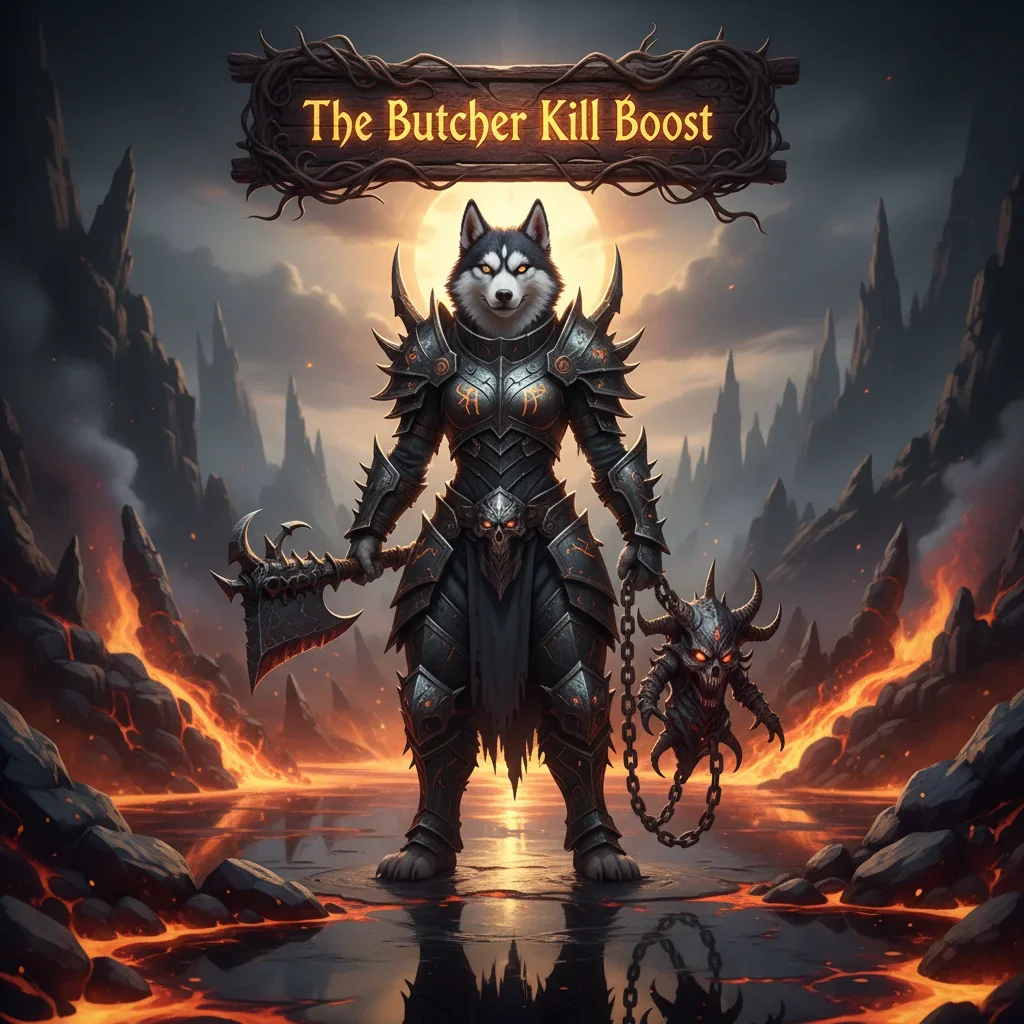 Diablo 4 Butcher Kill Boost, Huskyboost