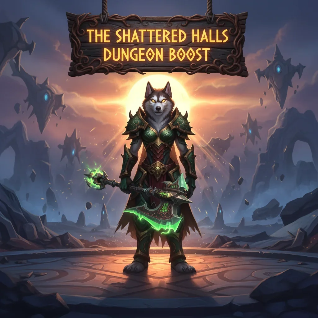 Boosting service for The Shattered Halls Dungeon in WoW TBC Fresh