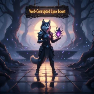 Void-Corrupted Lynx Mount Boost in World of Warcraft on Huskyboost.com