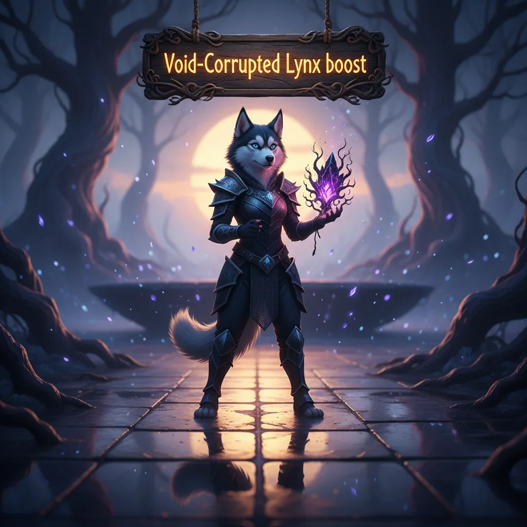 Void-Corrupted Lynx Mount Boost in World of Warcraft on Huskyboost.com