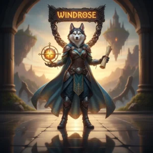 Windrose Boosting Services Logo showing a stylized compass rose with 'Windrose Boosting Services' text