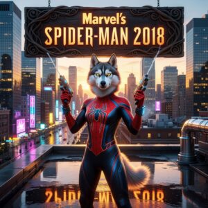 Marvel Spider Man 2018 boosting service artwork with superhero gaming assistance theme