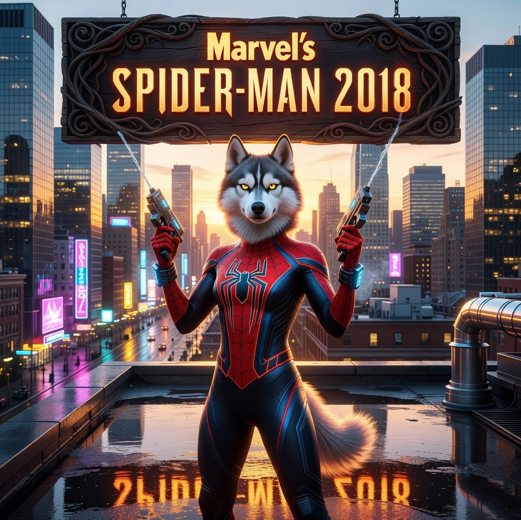 Marvel Spider Man 2018 boosting service artwork with superhero gaming assistance theme