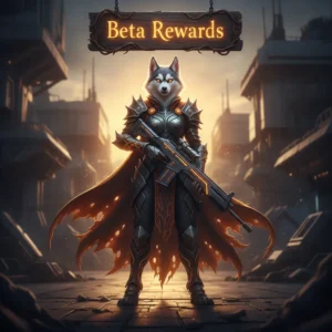 Fantasy artwork featuring an anthropomorphic Husky character in ornate fantasy armor, representing the theme of Beta reward acquisition for Call of Duty Black Ops 6.