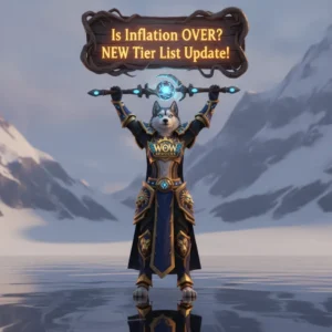 Dragonflight Solo Shuffle Tier List for the latest PvP season, featuring a visual ranking of classes and specializations.