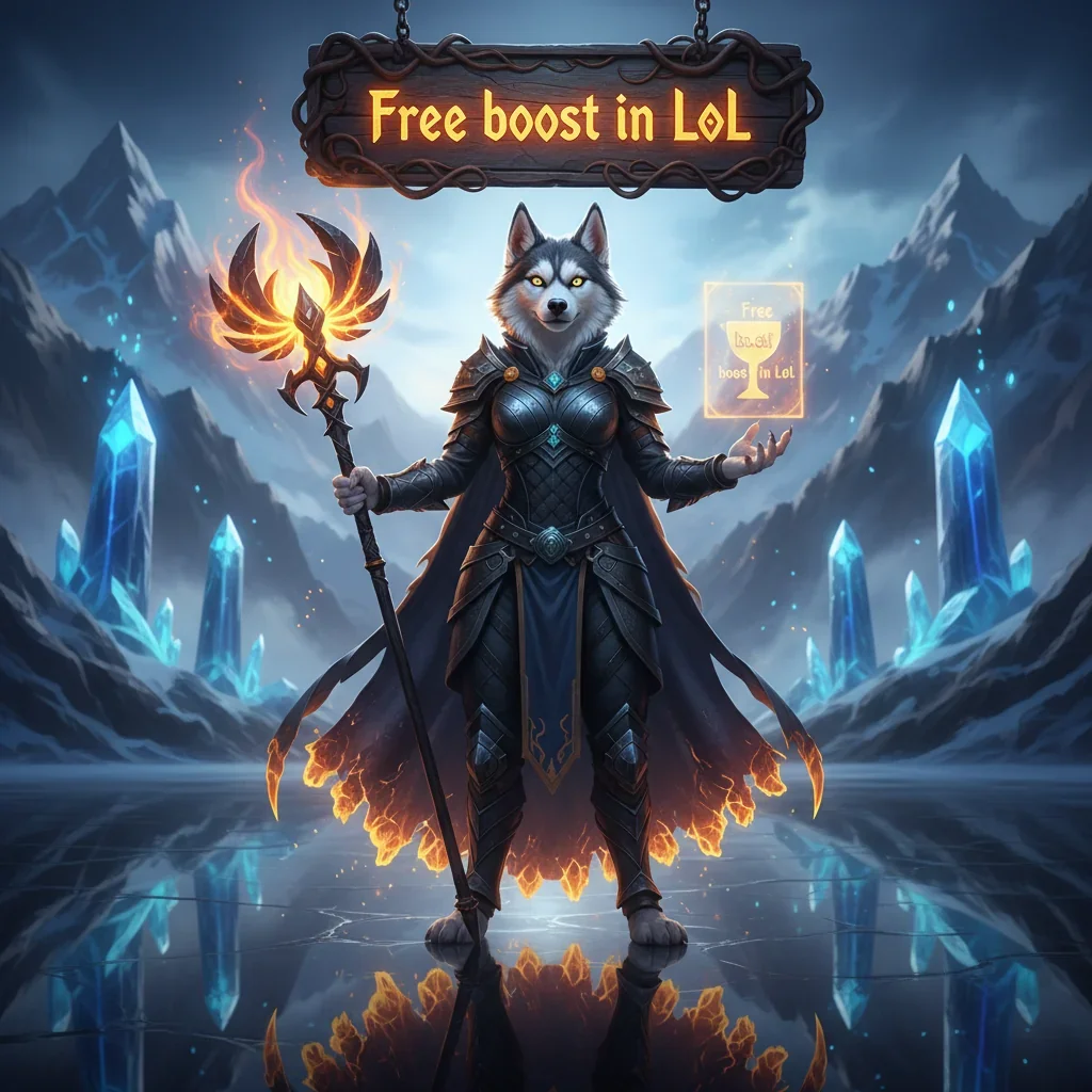 A fantasy game-inspired artwork featuring an anthropomorphic husky character in a themed outfit, representing game progression content.