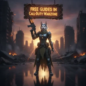 Anthropomorphic Husky in fantasy armor, representing game guide content and objectives.
