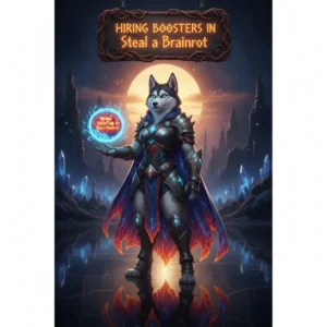 An anthropomorphic Husky in fantasy attire, depicted in artwork related to game progression and objective completion.