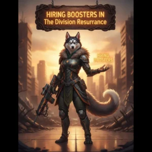 An anthropomorphic husky character in a themed outfit, representing objectives and challenges in The Division Resurgence.