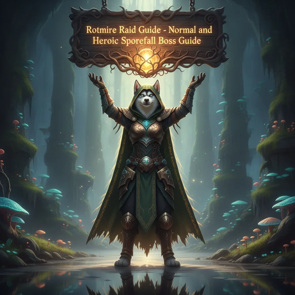 Rotmire Raid Guide: Sporefall Boss in Normal and Heroic modes