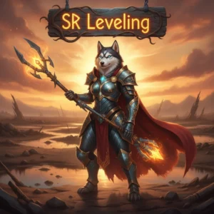 Fantasy artwork with an anthropomorphic Husky character in themed attire, related to SR Leveling content and progression in Call of Duty Black Ops 6.